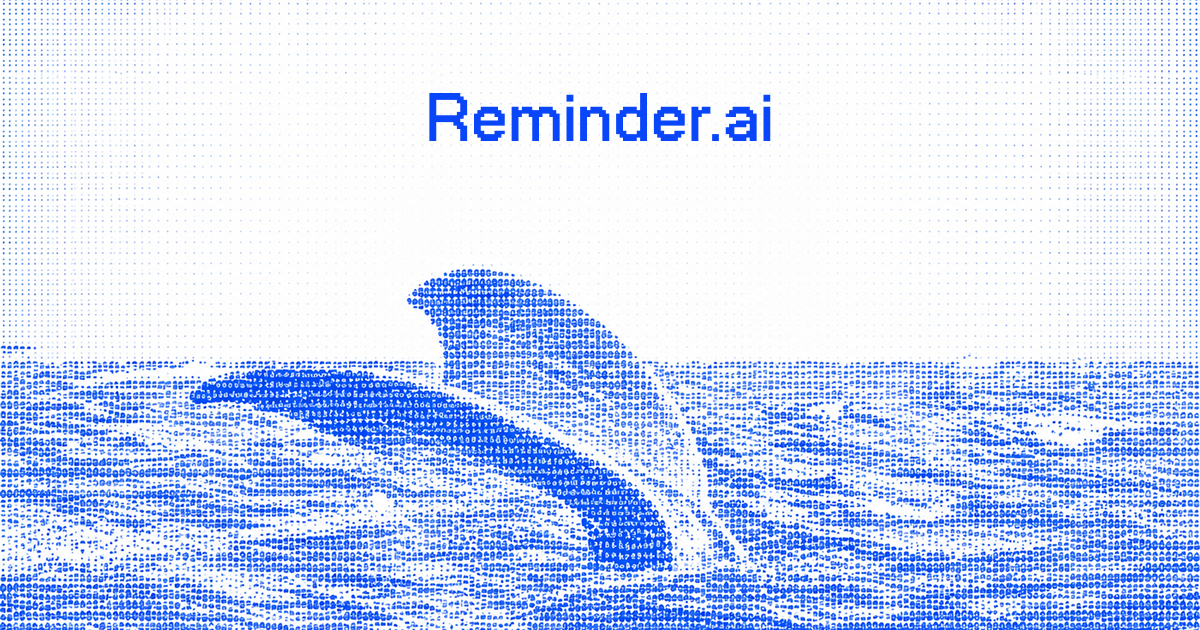 cover image for reminder ai